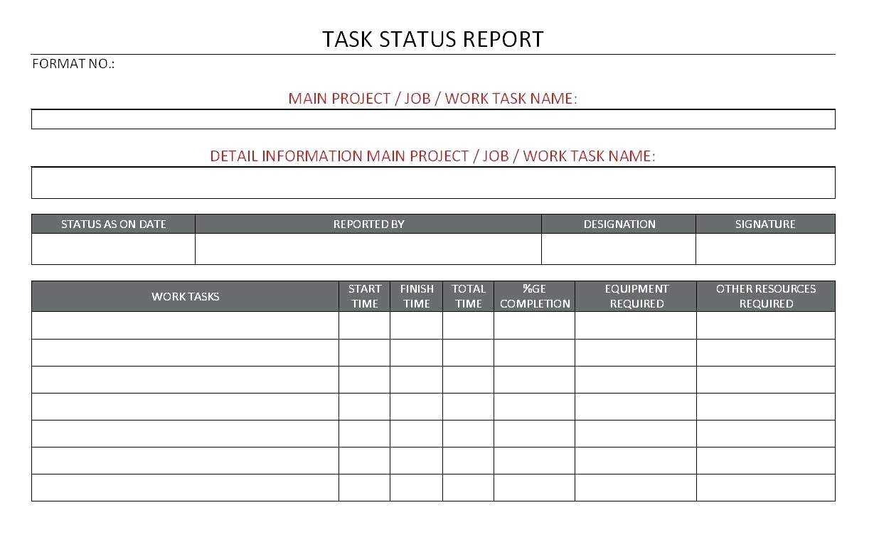 10 Project Progress Reports Templates | Resume Samples Throughout Job Progress Report Template