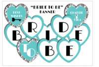 11 Best Photos Of Bride To Be Banner Template - Diy Bridal intended for Bride To Be Banner Template