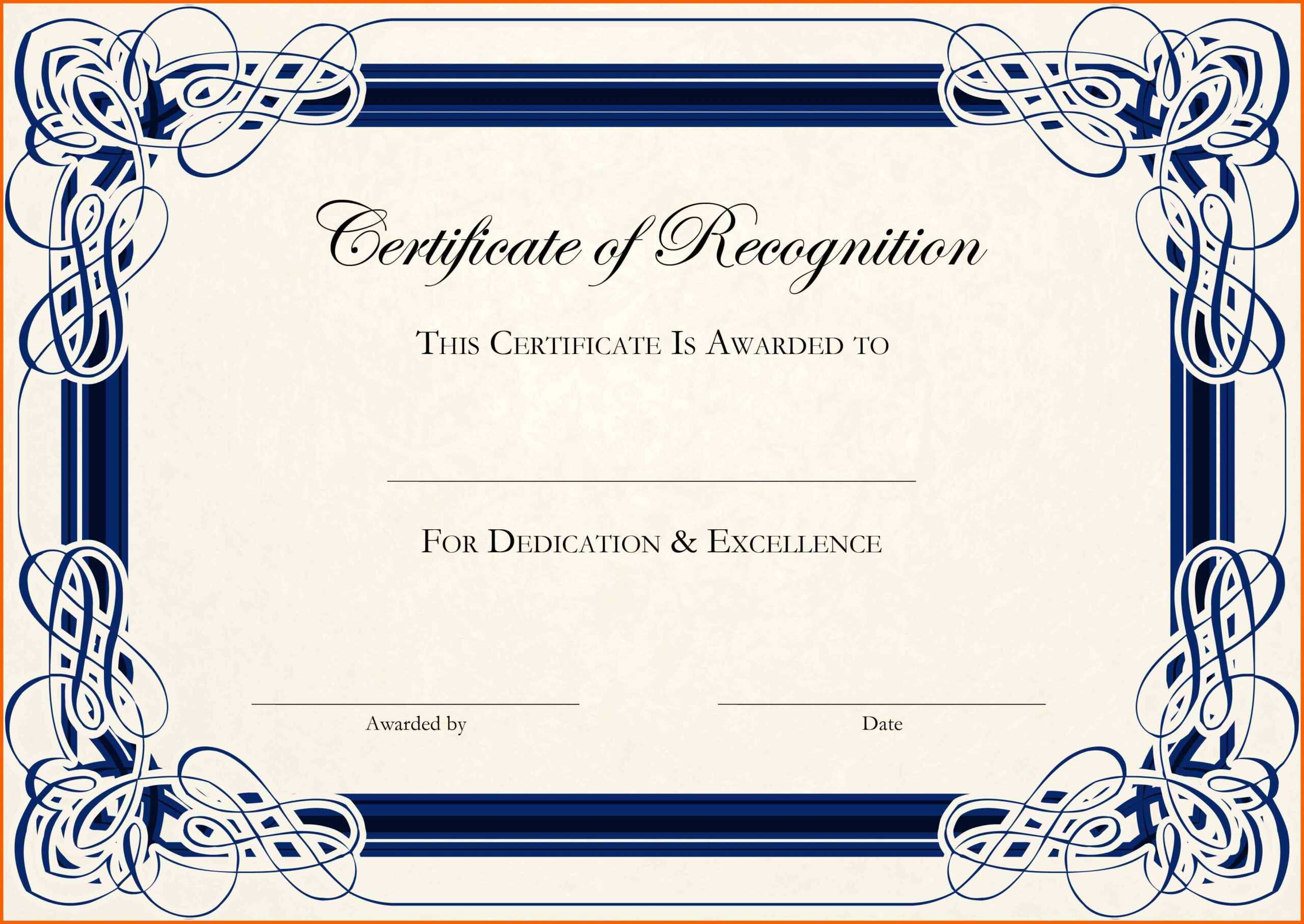 11+ Free Downloads Certificate Templates In Word | Ml Datos Regarding Blank Certificate Templates Free Download