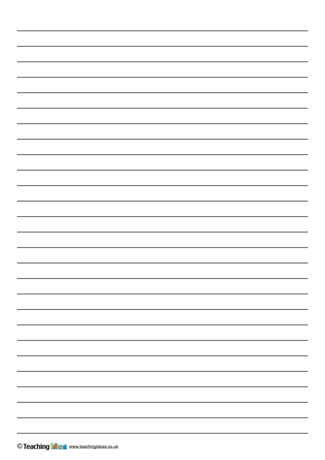 Notebook Paper Template For Word