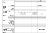 12 Unusual Adl Flow Sheet Template with Nursing Assistant Report Sheet Templates