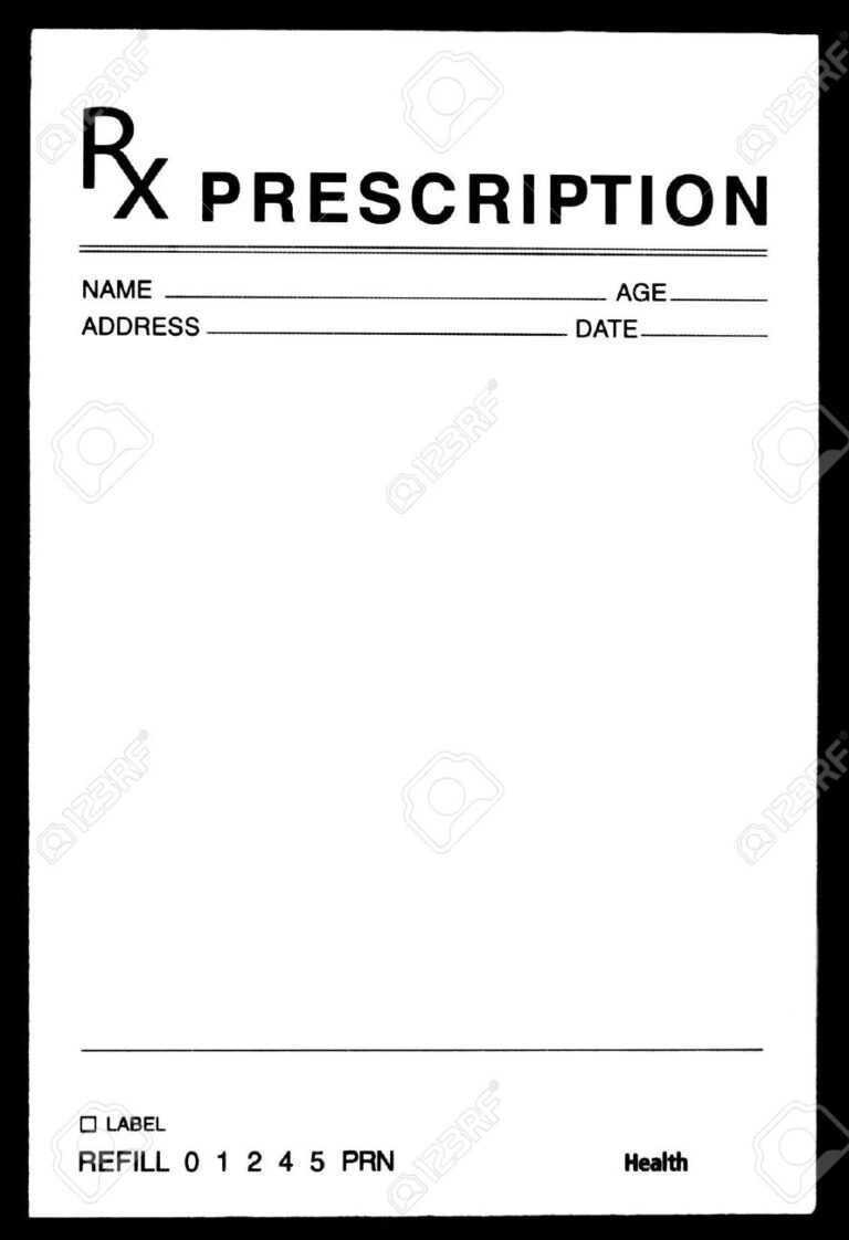 Doctors Prescription Template Word
