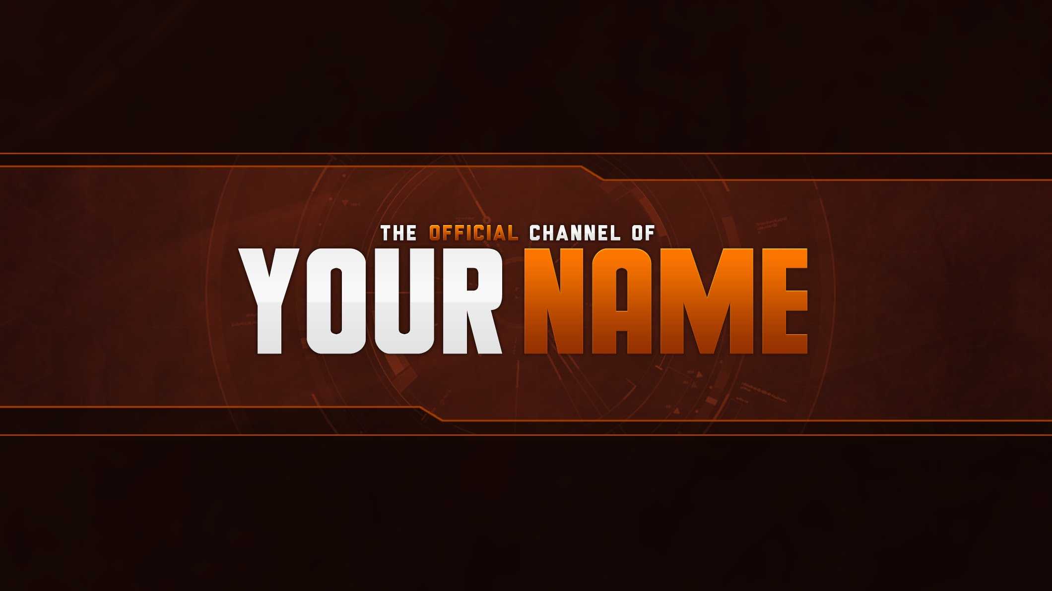 14 Youtube Banner Psd T Images – Free Youtube Banner Inside Banner Template For Photoshop