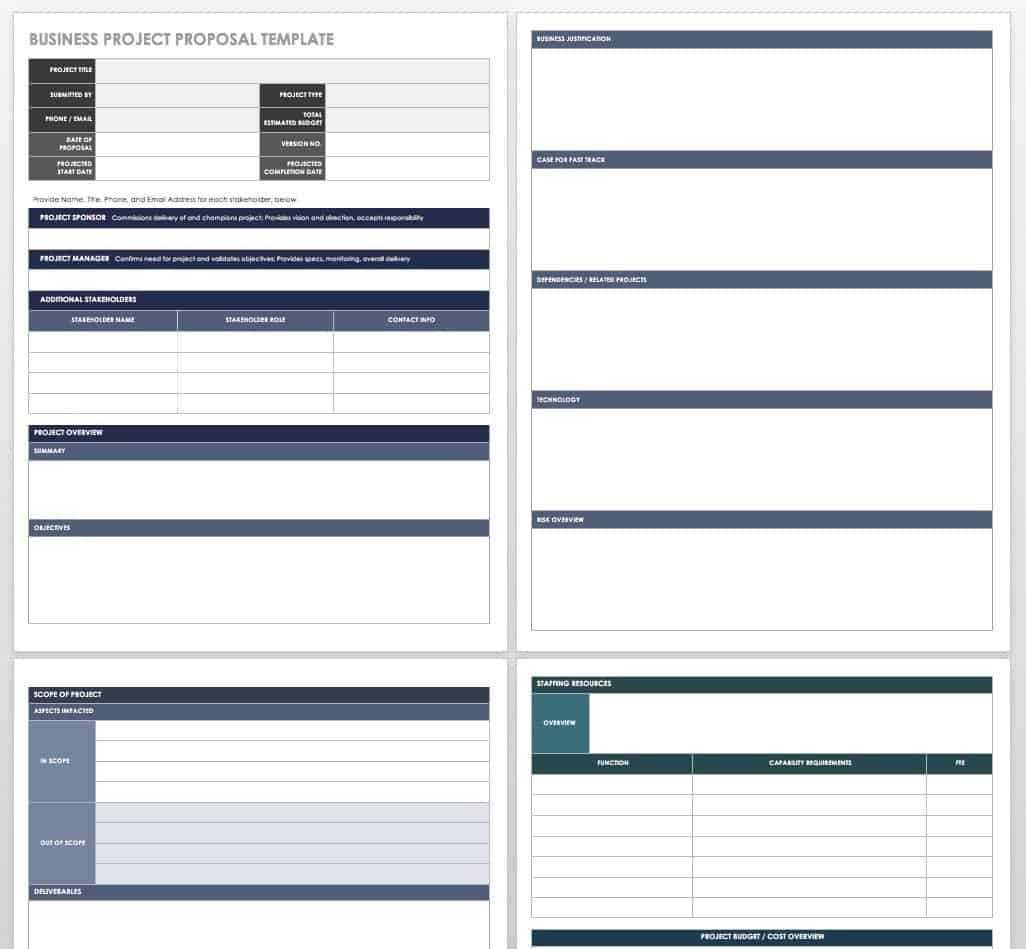 17 Free Project Proposal Templates + Tips | Smartsheet In Software Project Proposal Template Word