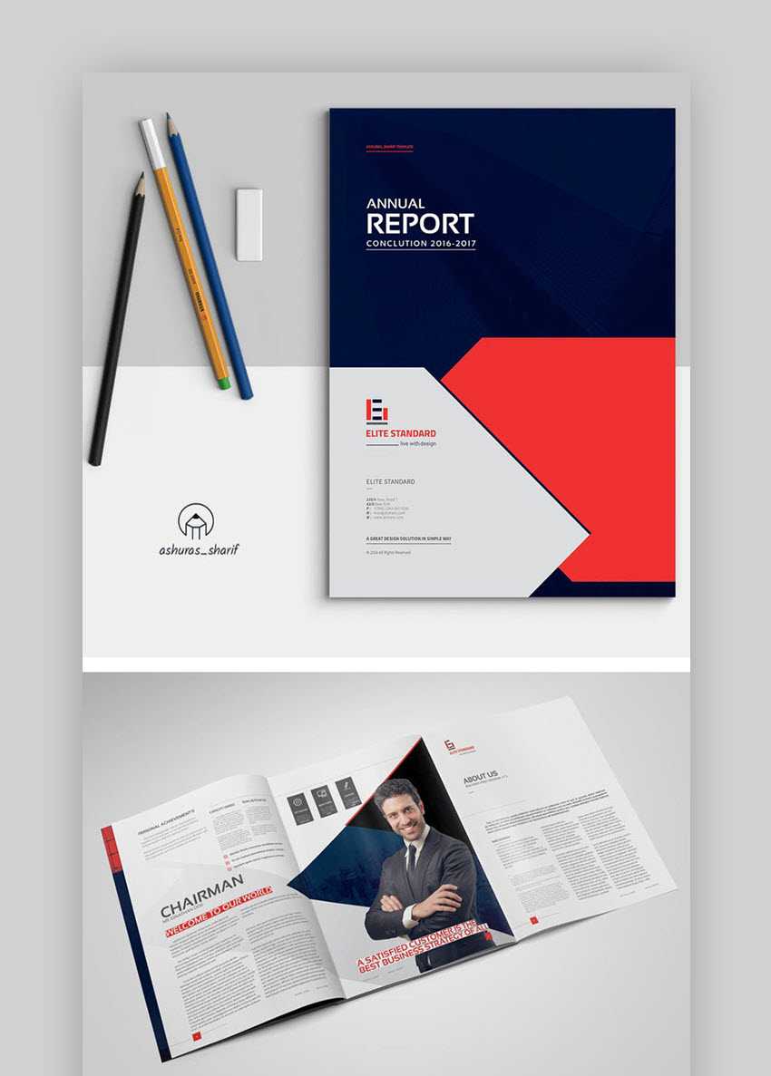 20 Best Annual Report Template Designs (For Financial Year For Chairman's Annual Report Template