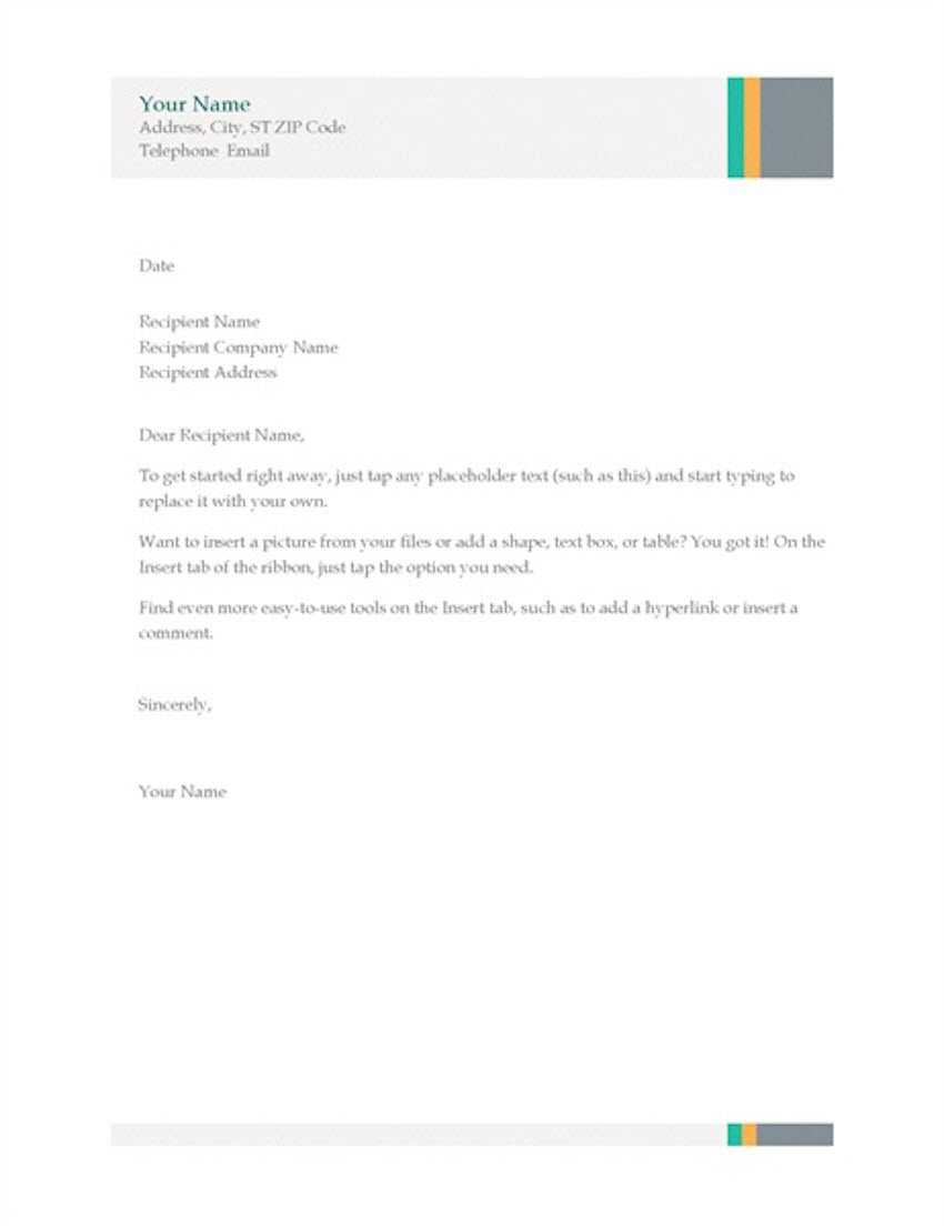 20 Best Free Microsoft Word Corporate Letterhead Templates In Free Letterhead Templates For Microsoft Word