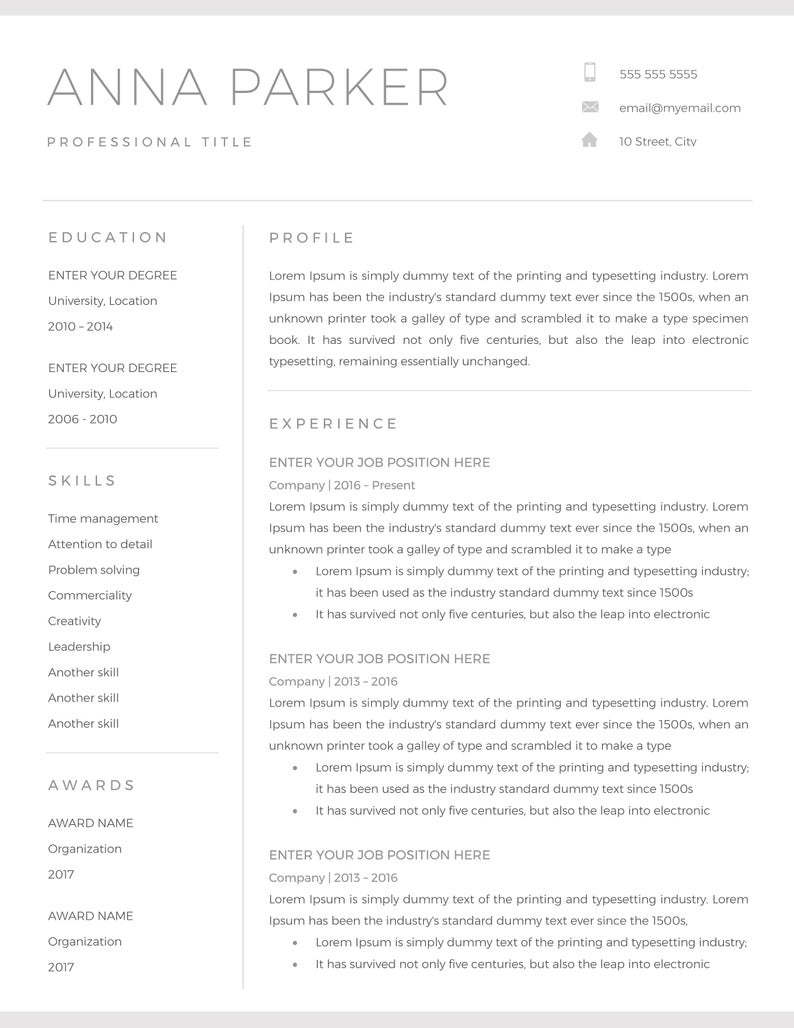 20+ Free And Premium Word Resume Templates [Download] In How To Get A Resume Template On Word
