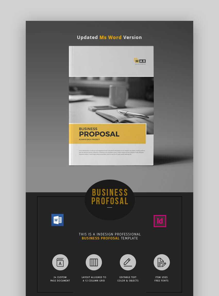 20 Ms Word Business Proposal Templates To Make Deals In 2019 Intended For Free Business Proposal Template Ms Word