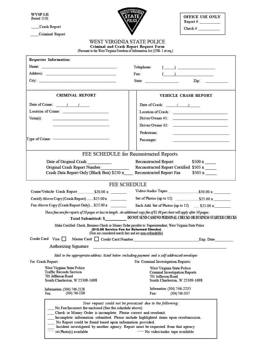 20+ Police Report Template & Examples [Fake / Real] ᐅ In Crime Scene Report Template