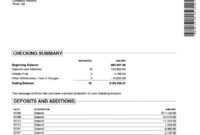 23 Editable Bank Statement Templates [Free] ᐅ Template Lab pertaining to Blank Bank Statement Template Download