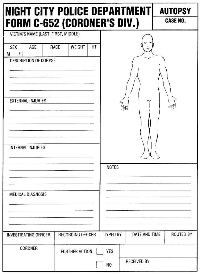 23 Images Of Blank Cia Dossier Template | Masorler Inside Blank Autopsy ...