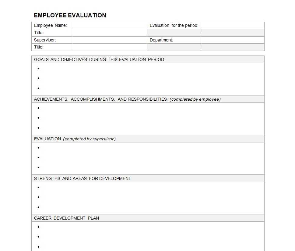 23 Images Of Evaluation Outline Template Blank | Masorler With Regard To Blank Evaluation Form Template