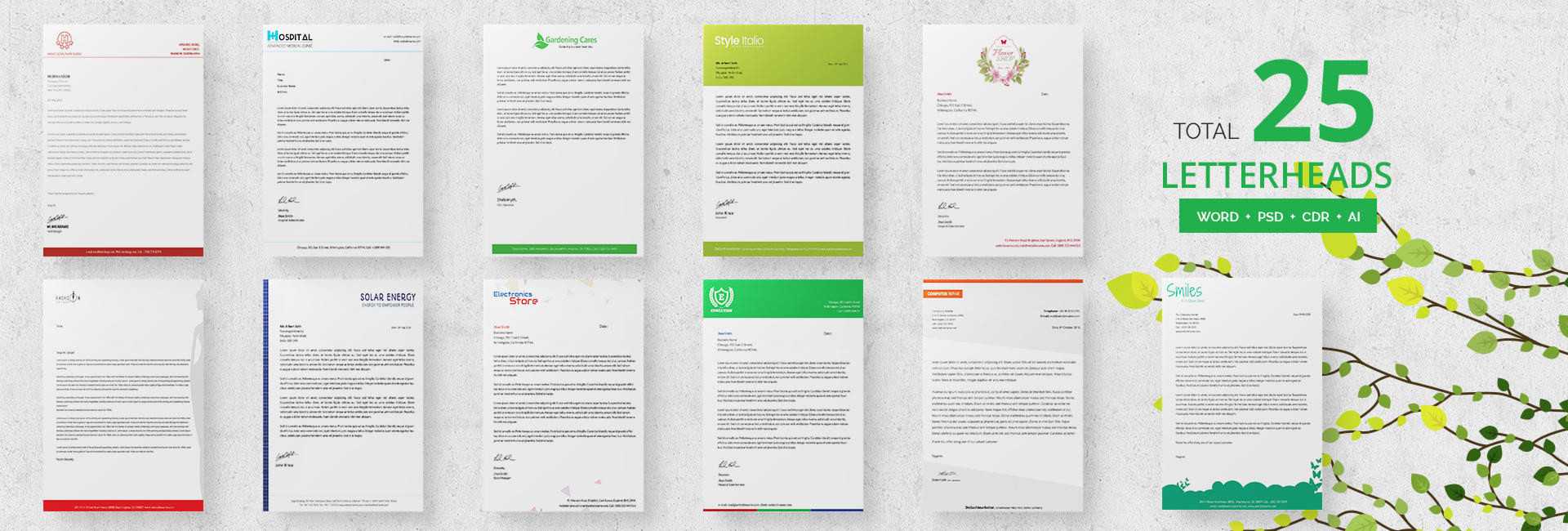 24+ Free Letter Head Templates – Education, Architecture Regarding Headed Letter Template Word