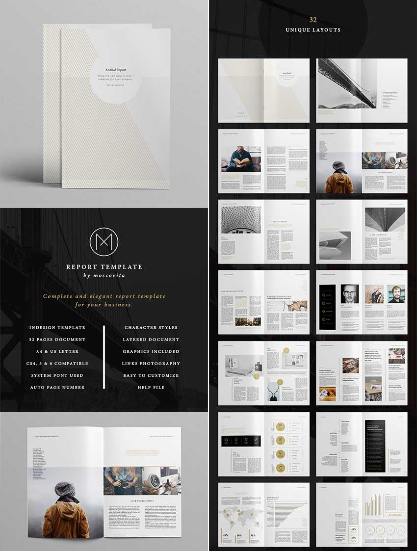 25+ Best Annual Report Templates - With Creative Indesign Intended For Free Annual Report Template Indesign