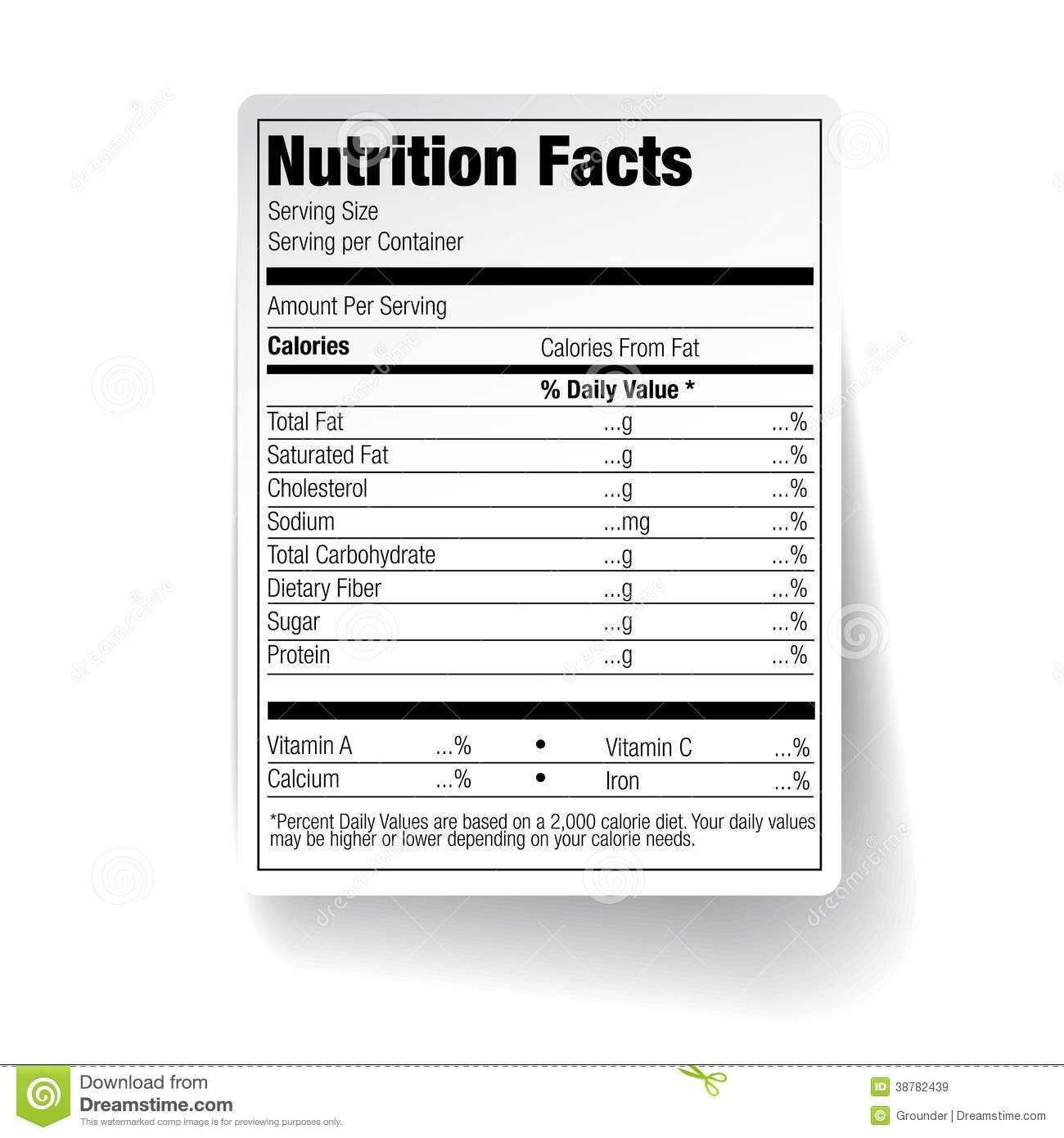 25 Images Of Empty Nutrition Label Template | Vanscapital Inside Blank Food Label Template