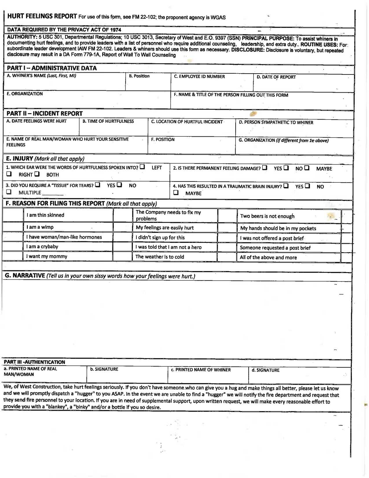 28+ [ Hurt Feelings Report Template ] | Gallery For Gt Hurt With Regard To Hurt Feelings Report Template