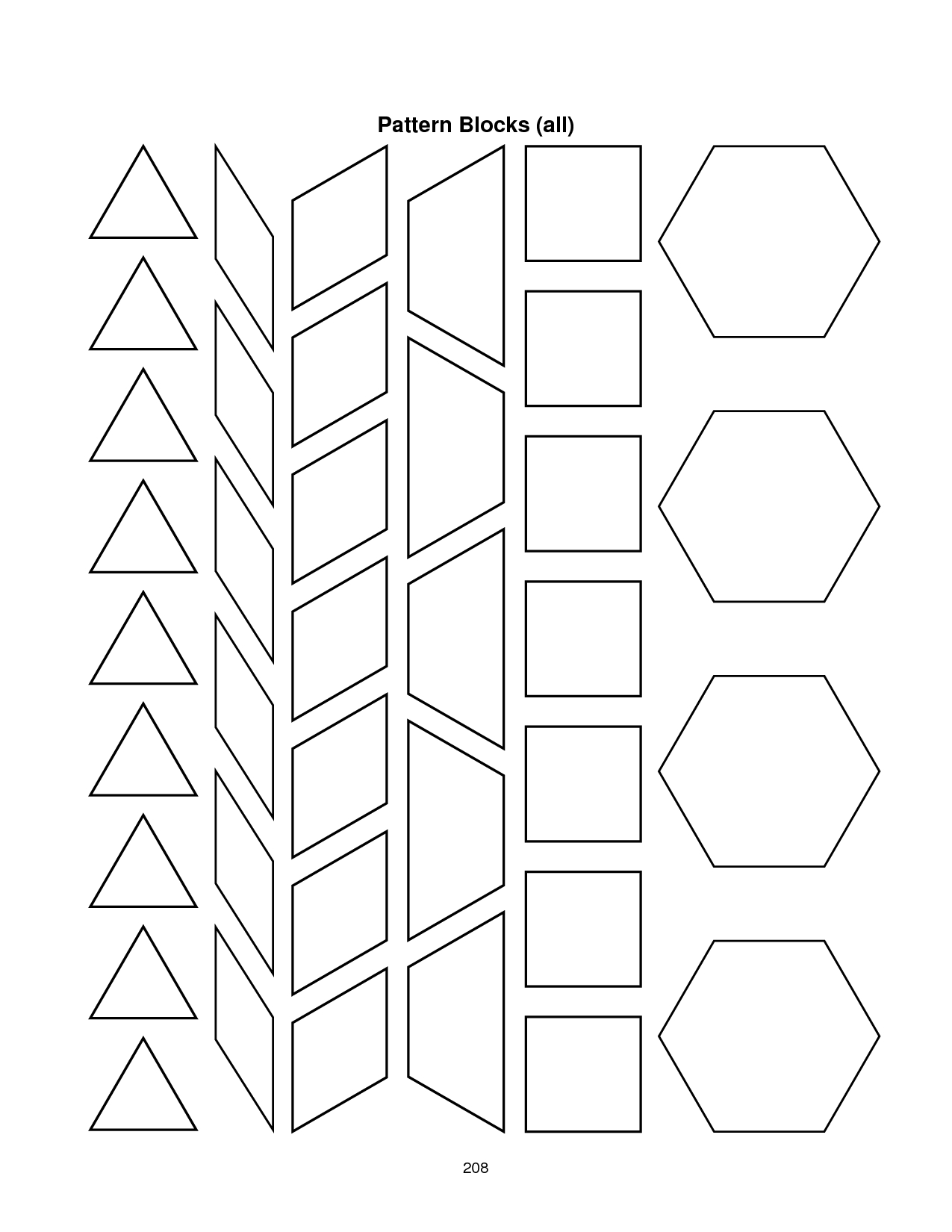 28 Images Of Blank Alphabet Pattern Block Template | Migapps Intended For Blank Pattern Block Templates