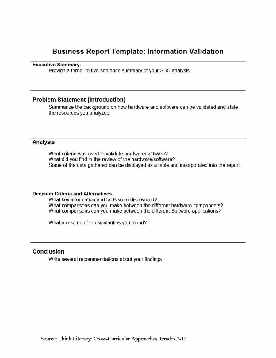 30+ Business Report Templates & Format Examples ᐅ Template Lab For Analytical Report Template