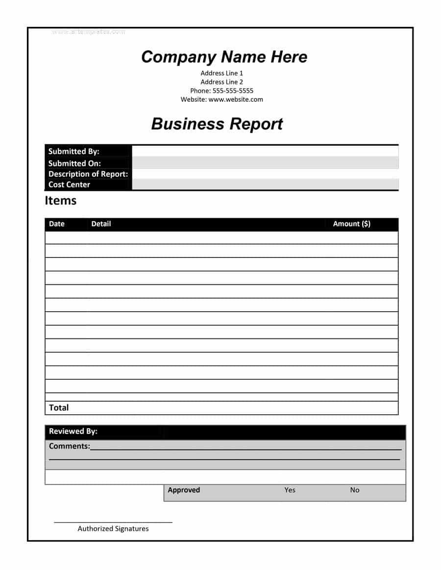 30+ Business Report Templates & Format Examples ᐅ Template Lab With Regard To Company Report Format Template