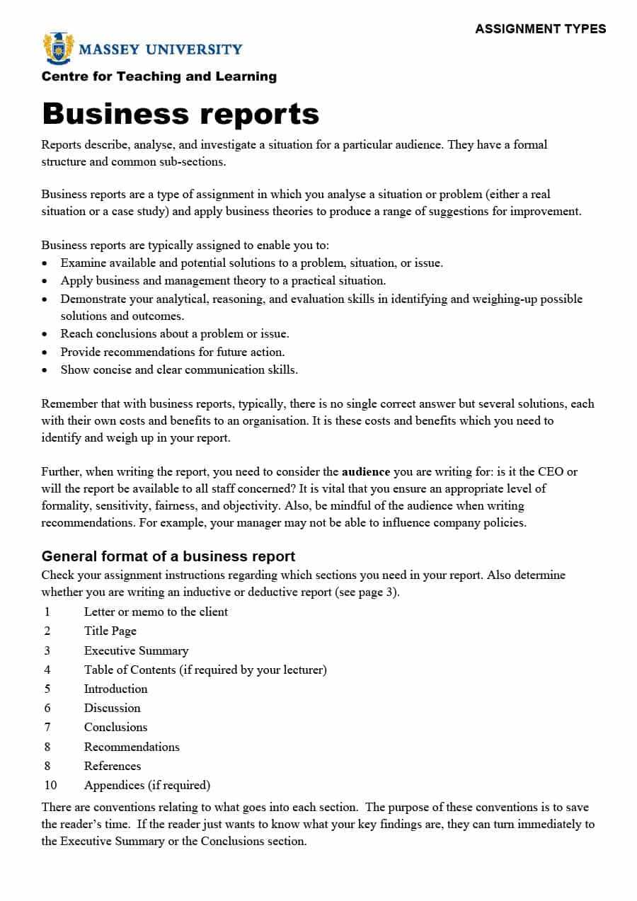30+ Business Report Templates & Format Examples ᐅ Template Lab Within Report Writing Template Download
