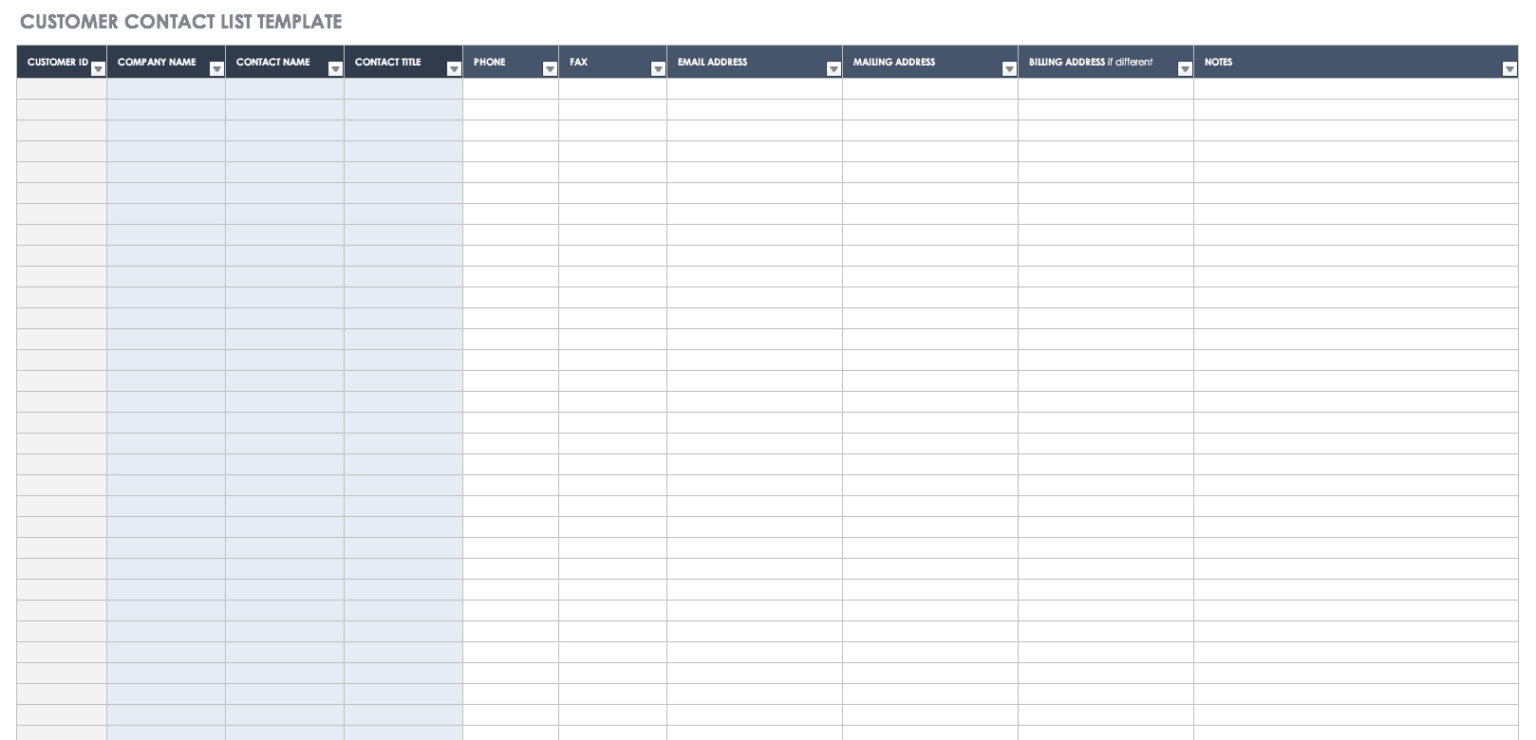 30  Free Task And Checklist Templates Smartsheet within Blank