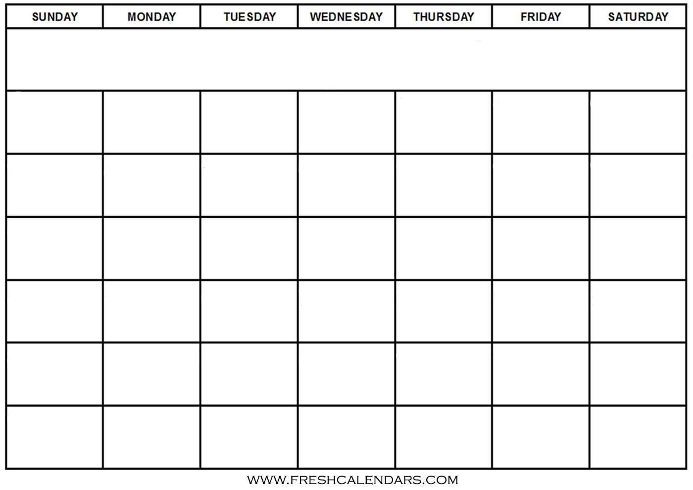 30 Print Free Calendar Template | Andaluzseattle Template Within Blank Calender Template