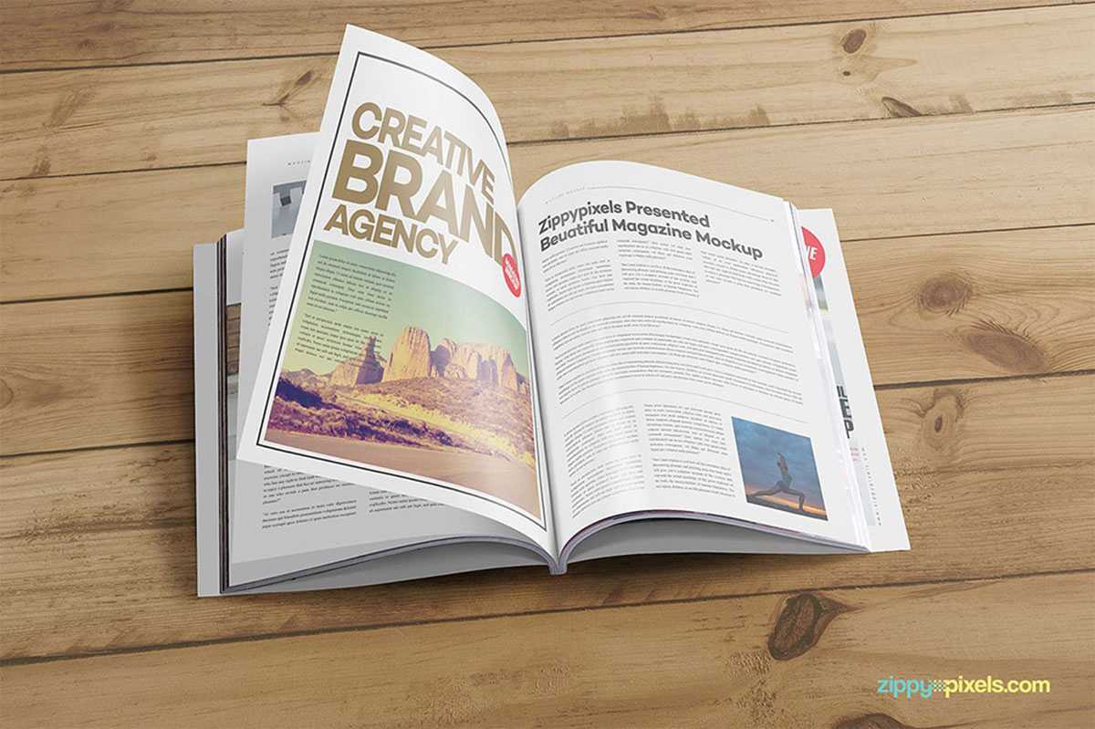 40 Best Magazine Ad Mockup For Effective Magazine In Magazine Ad Template Word