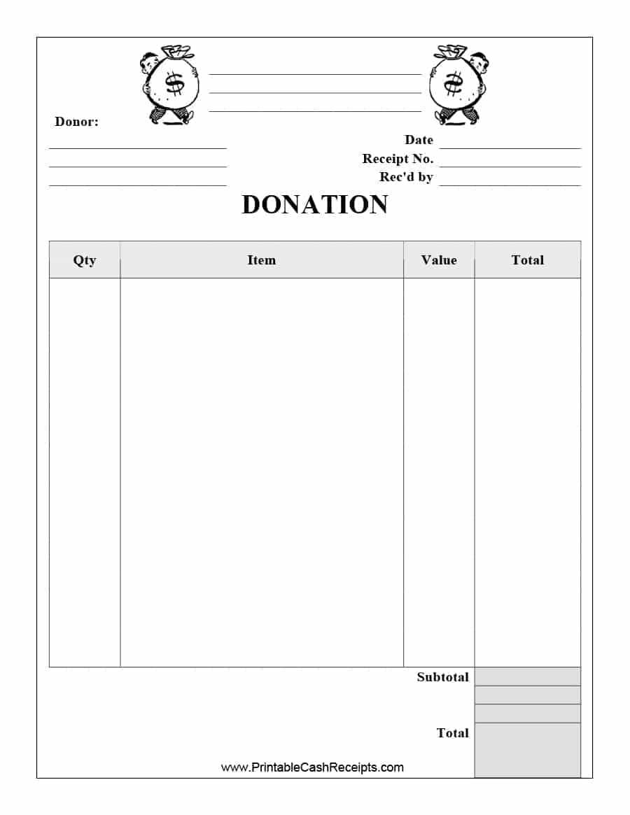 40 Donation Receipt Templates & Letters [Goodwill, Non Profit] For Donation Report Template