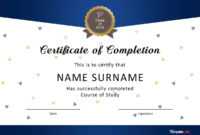 40 Fantastic Certificate Of Completion Templates [Word pertaining to Graduation Certificate Template Word