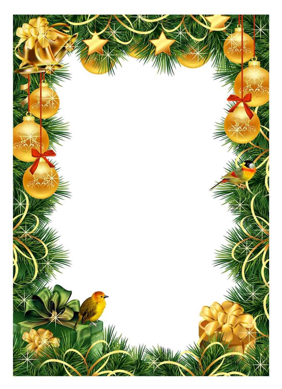 40+ Free Christmas Borders And Frames – Printable Templates Pertaining To Christmas Border Word Template