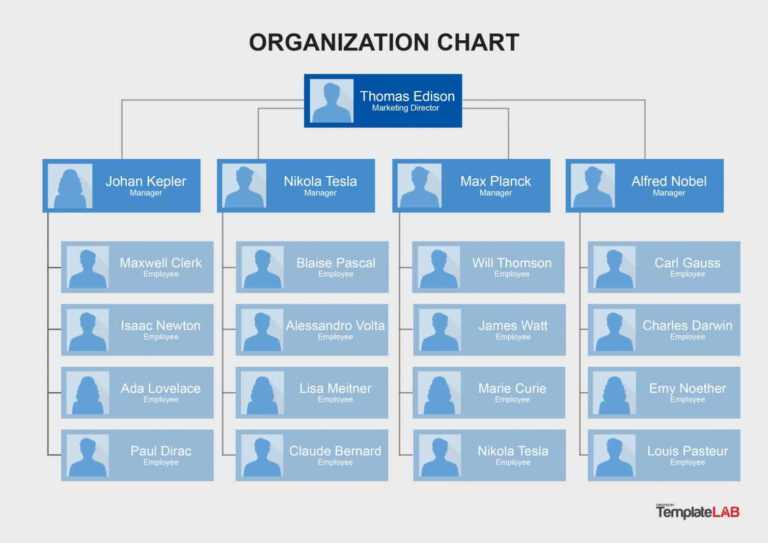 40 Organizational Chart Templates (Word, Excel, Powerpoint) with ...