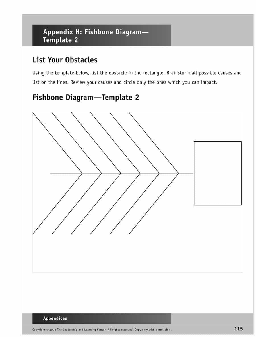 43 Great Fishbone Diagram Templates & Examples [Word, Excel] For Ishikawa Diagram Template Word