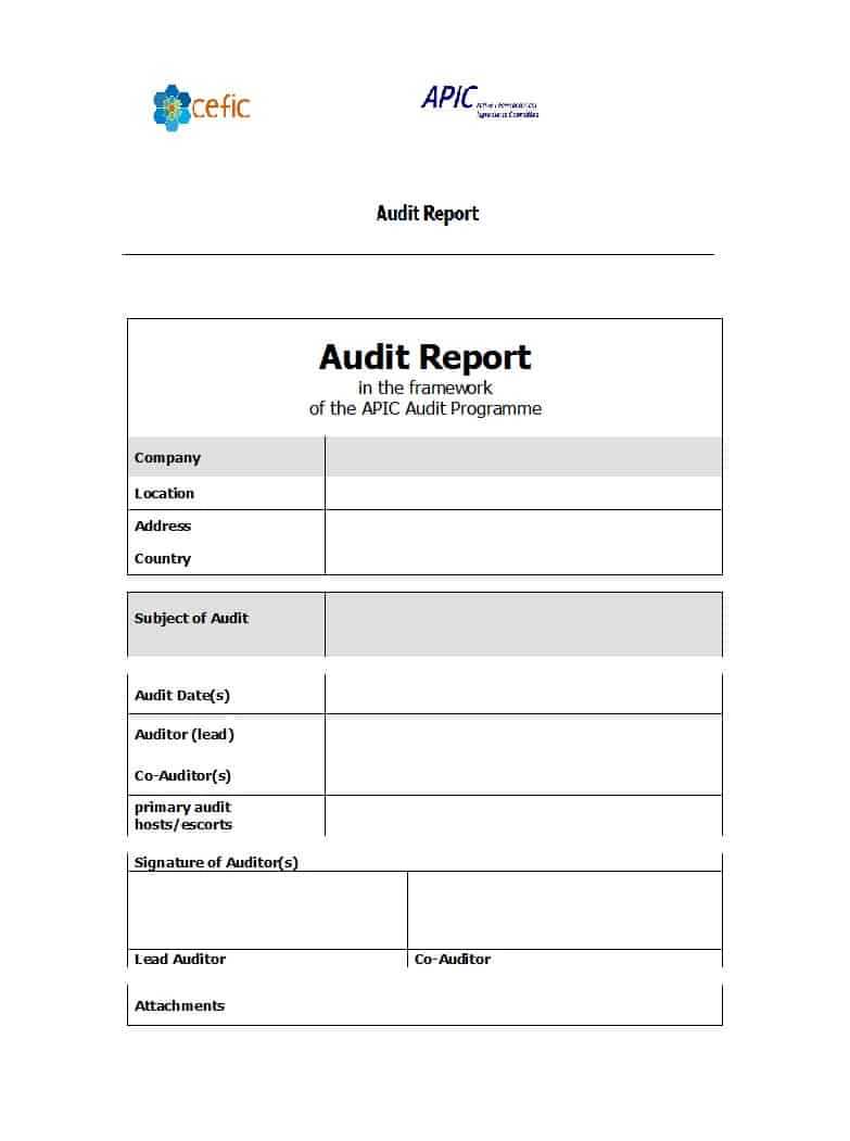50 Free Audit Report Templates (Internal Audit Reports) ᐅ Throughout Audit Findings Report Template