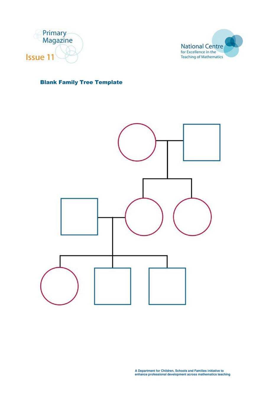 50+ Free Family Tree Templates (Word, Excel, Pdf) ᐅ Within 3 Generation Family Tree Template Word