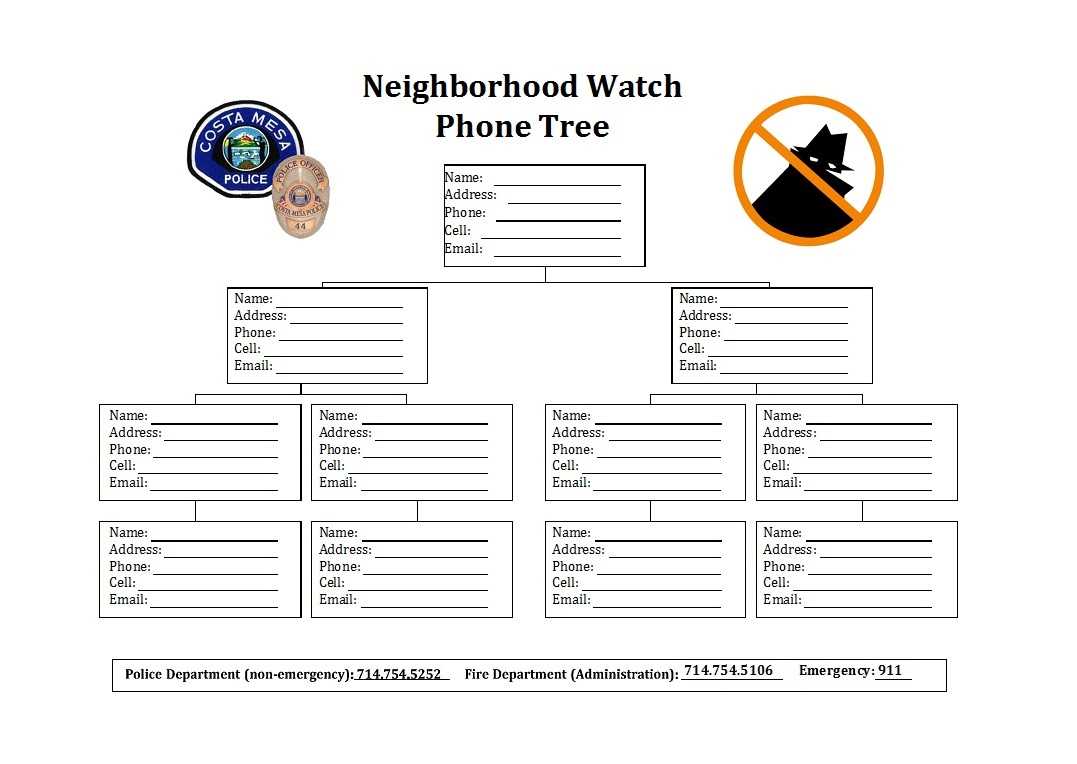 50 Free Phone Tree Templates (Ms Word & Excel) ᐅ Template Lab Within Calling Tree Template Word