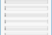 58 New Models Of Blank Guitar Tab Template | Best Of throughout Blank Sheet Music Template For Word