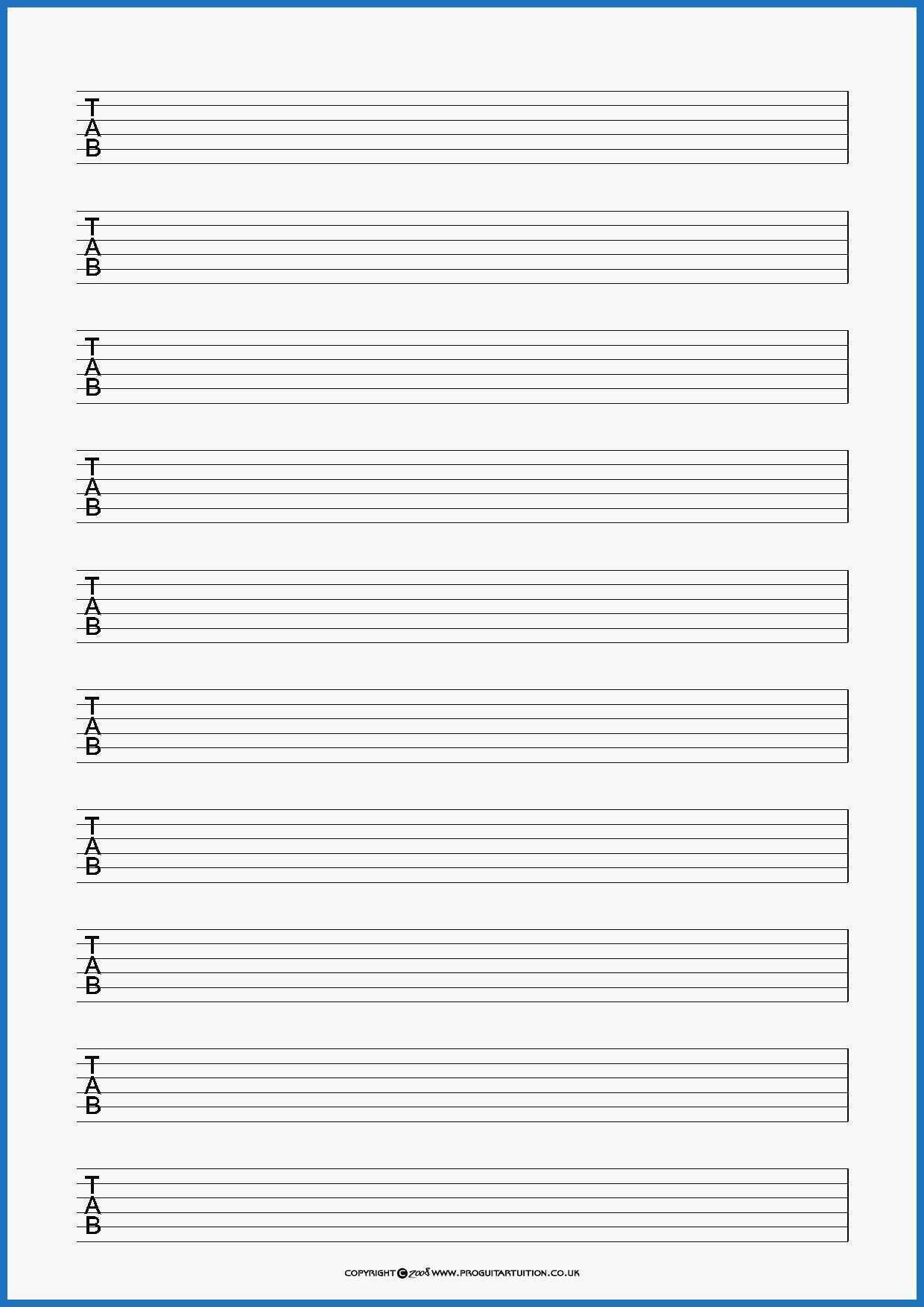58 New Models Of Blank Guitar Tab Template | Best Of Throughout Blank Sheet Music Template For Word