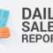 7+ Daily Sales Report Templates – Pdf, Psd, Ai | Free For Free Daily Sales Report Excel Template