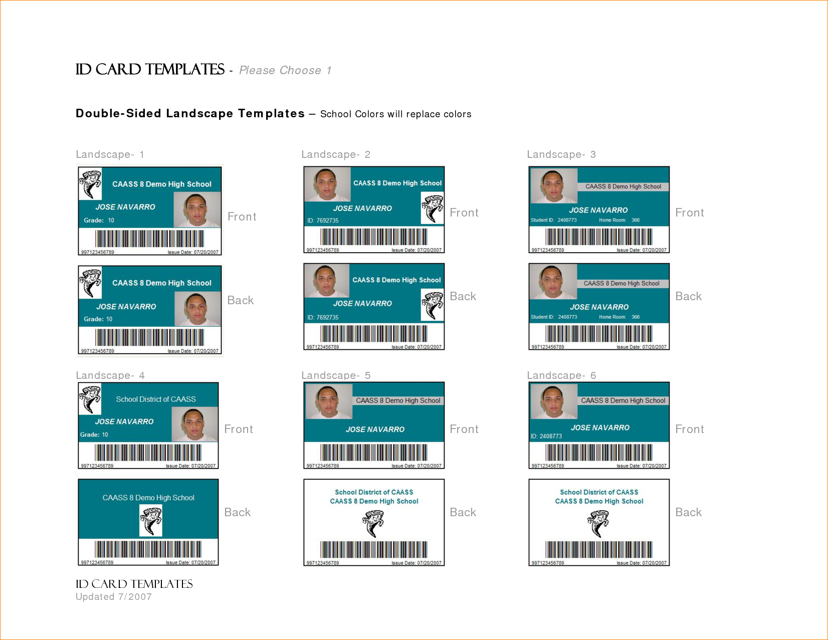 7+ Id Card Template Word | Outline Templates Within Product Line Card Template Word
