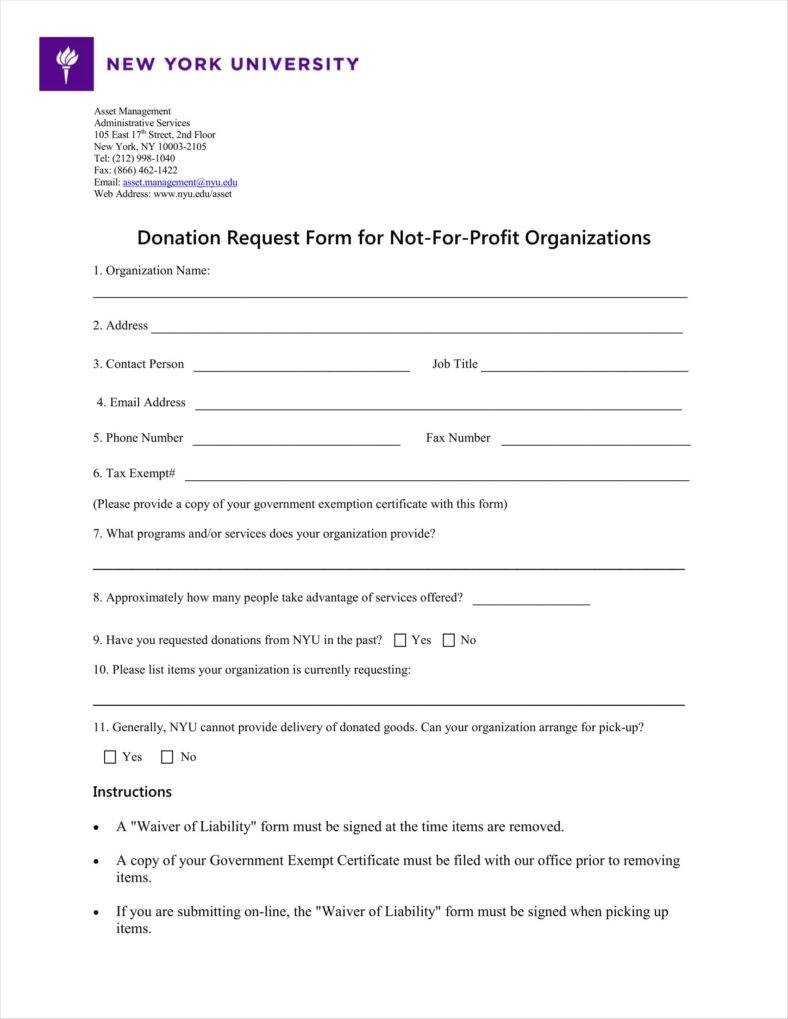 9+ Donation Application Form Templates Free Pdf Format For Donation Report Template