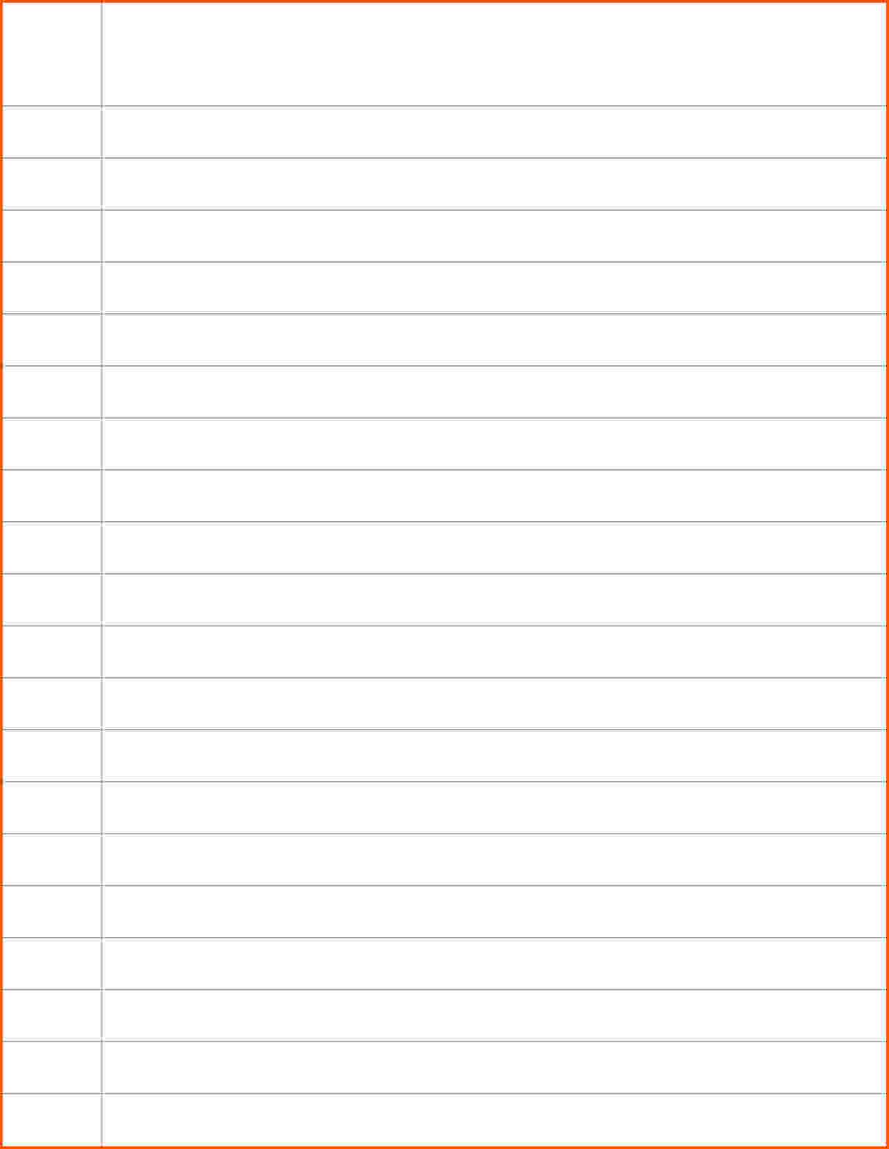 9+ Lined Paper Template Word | Survey Template Words Regarding Ruled Paper Word Template