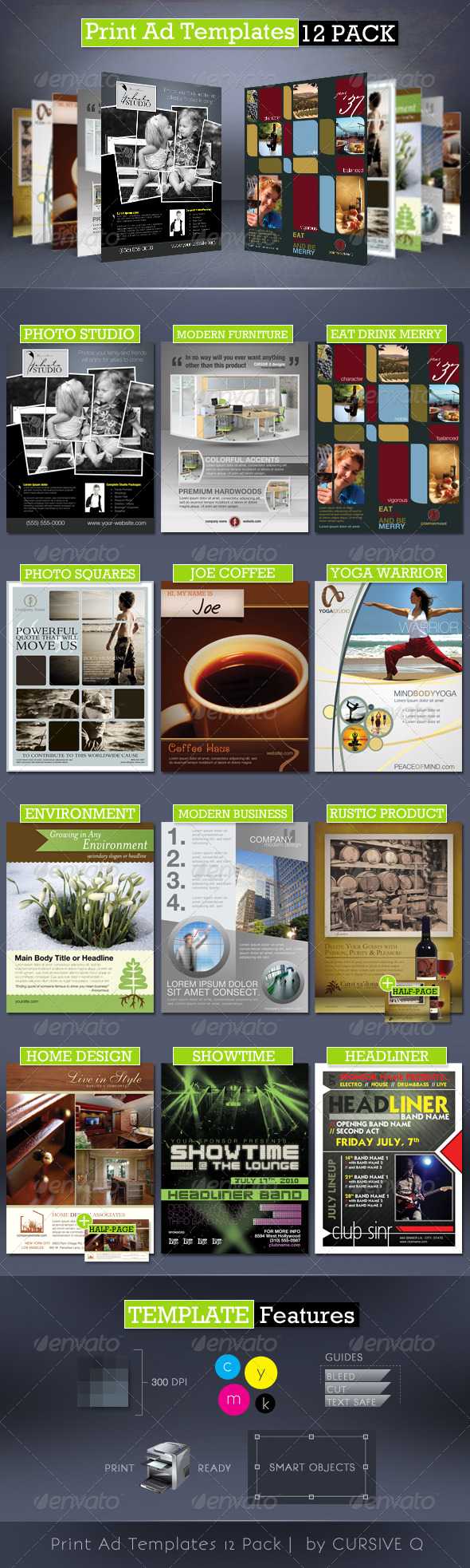 Ad And Advertising Graphics, Designs & Templates Intended For Magazine Ad Template Word