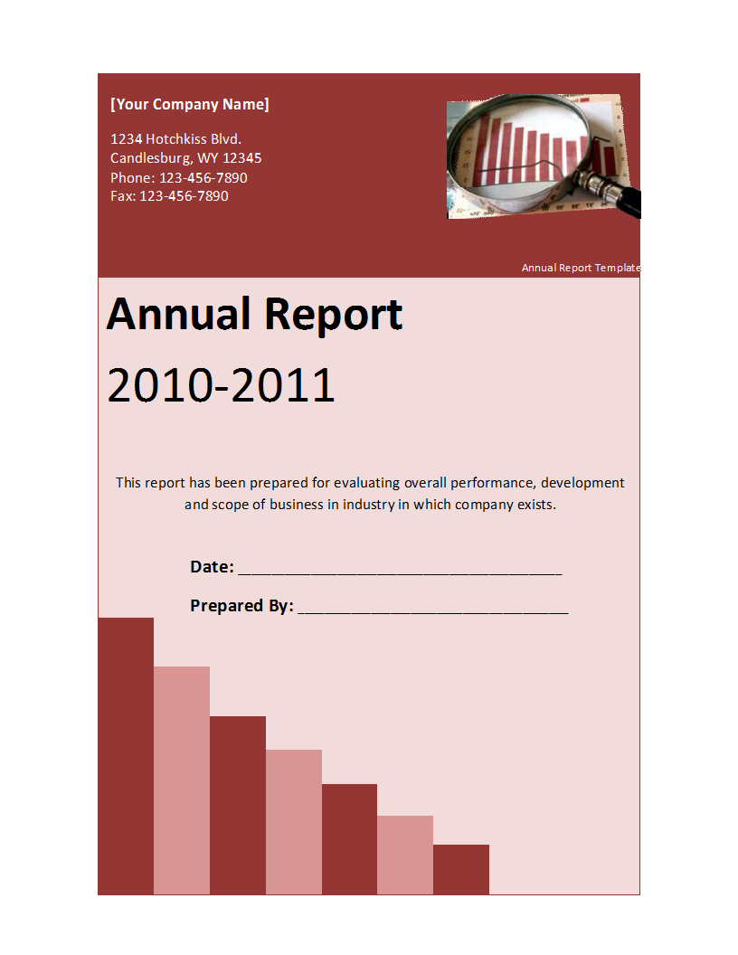Annual Report – Free Report Templates With Regard To Annual Report Template Word Free Download