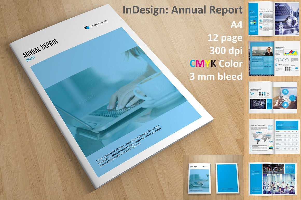 Annual Report Indesign Template Free Inside Free Indesign Report Templates