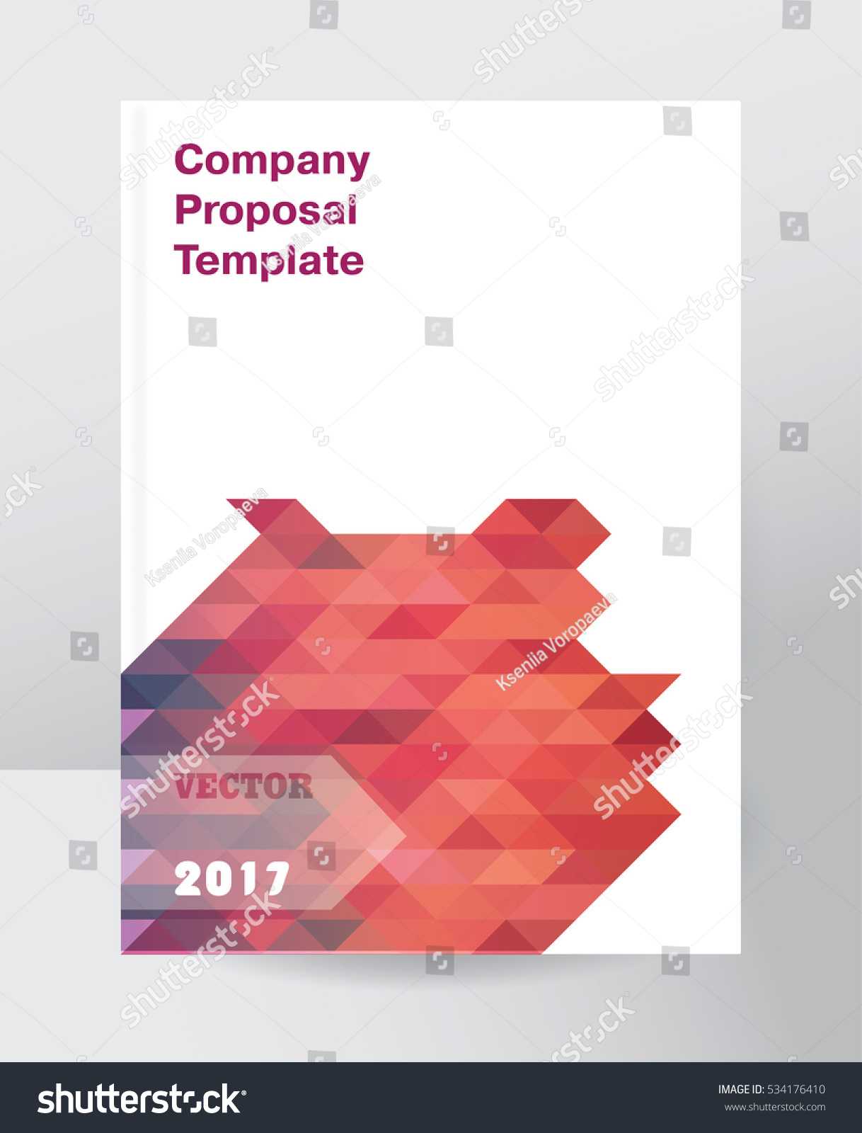 Annual Report Template Layout White Paper Stock Vector With Regard To White Paper Report Template