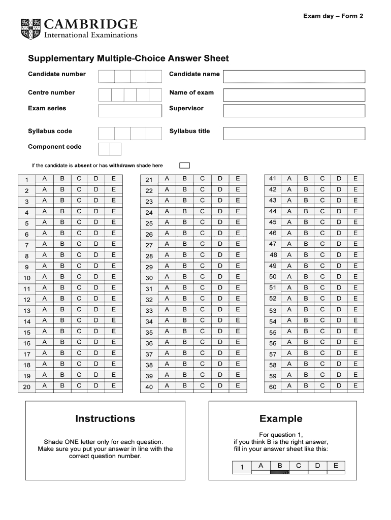 Answer Sheet Template 1 100 Word – Fill Online, Printable With Blank Answer Sheet Template 1 100