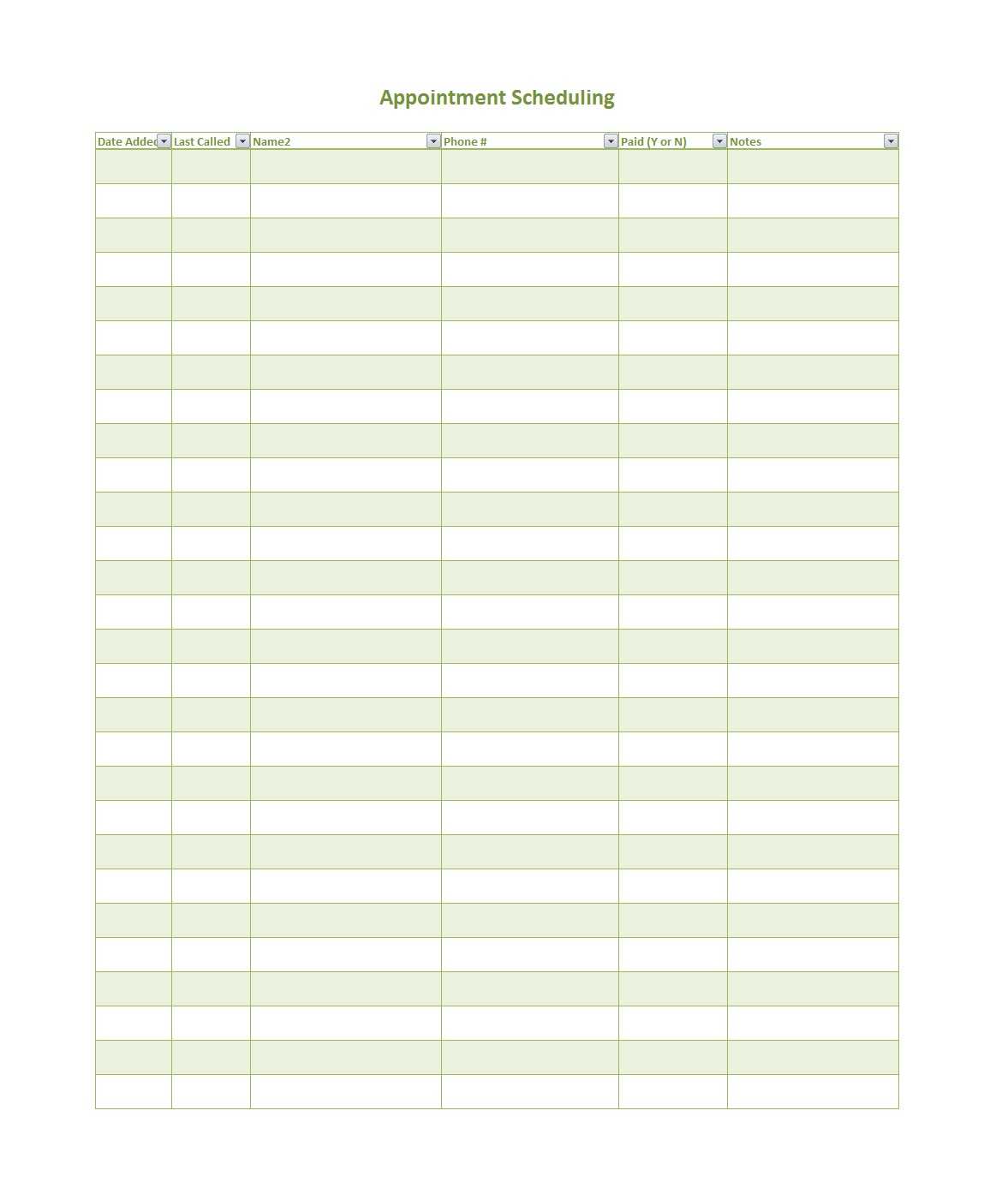 Appointment Calendar Printable – Mahre.horizonconsulting.co Inside Appointment Sheet Template Word