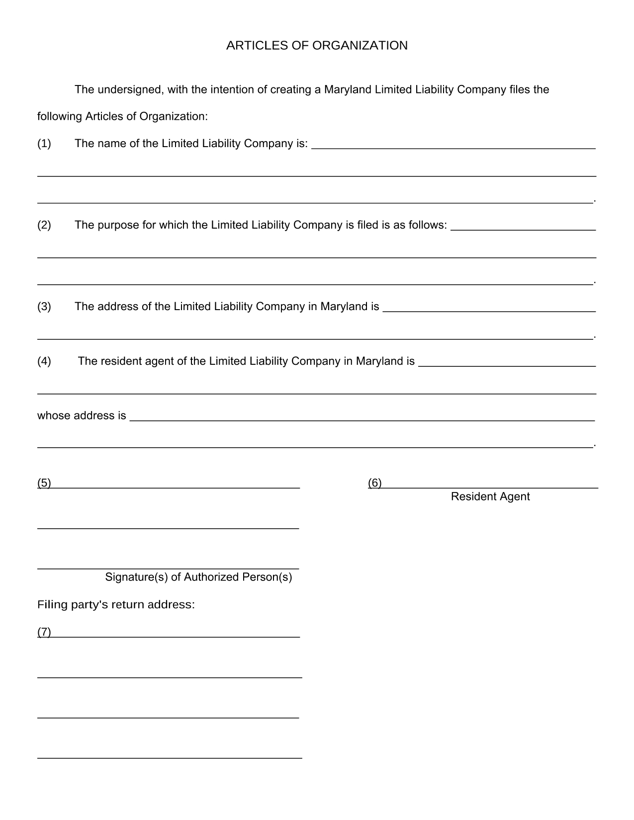 Articles Of Organization: What They Are And How To File Them With Llc Annual Report Template