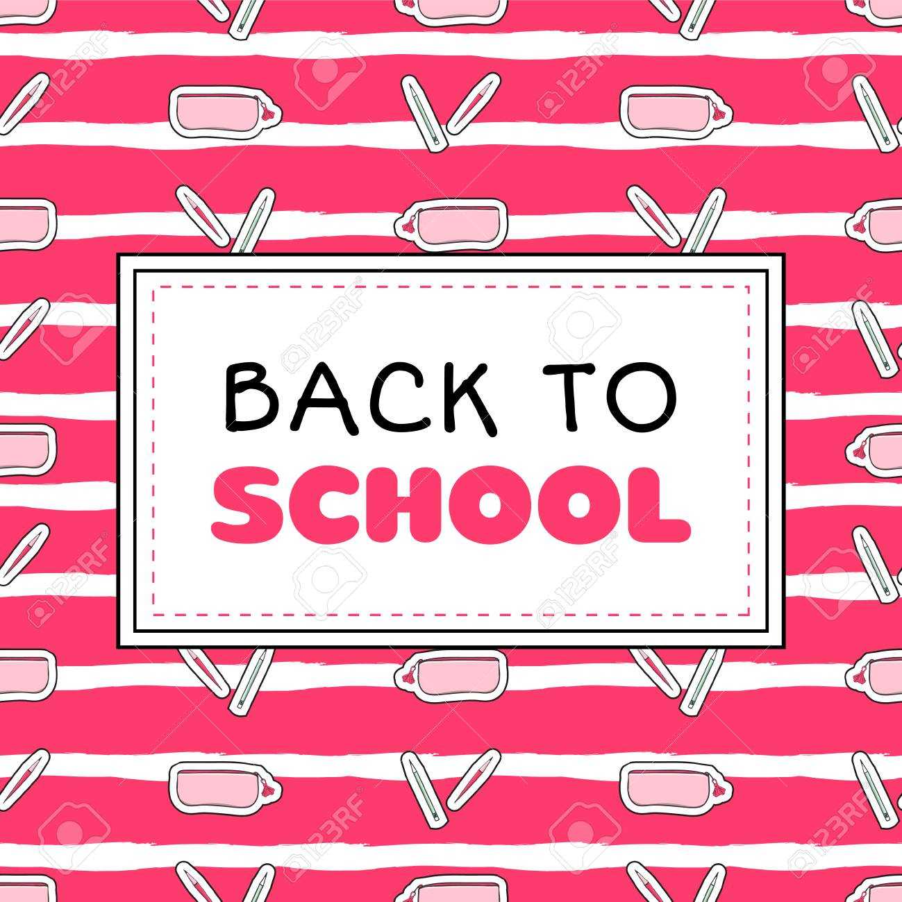Back To School Banner Template Vector. Background For Sale Shopping,.. With Regard To College Banner Template
