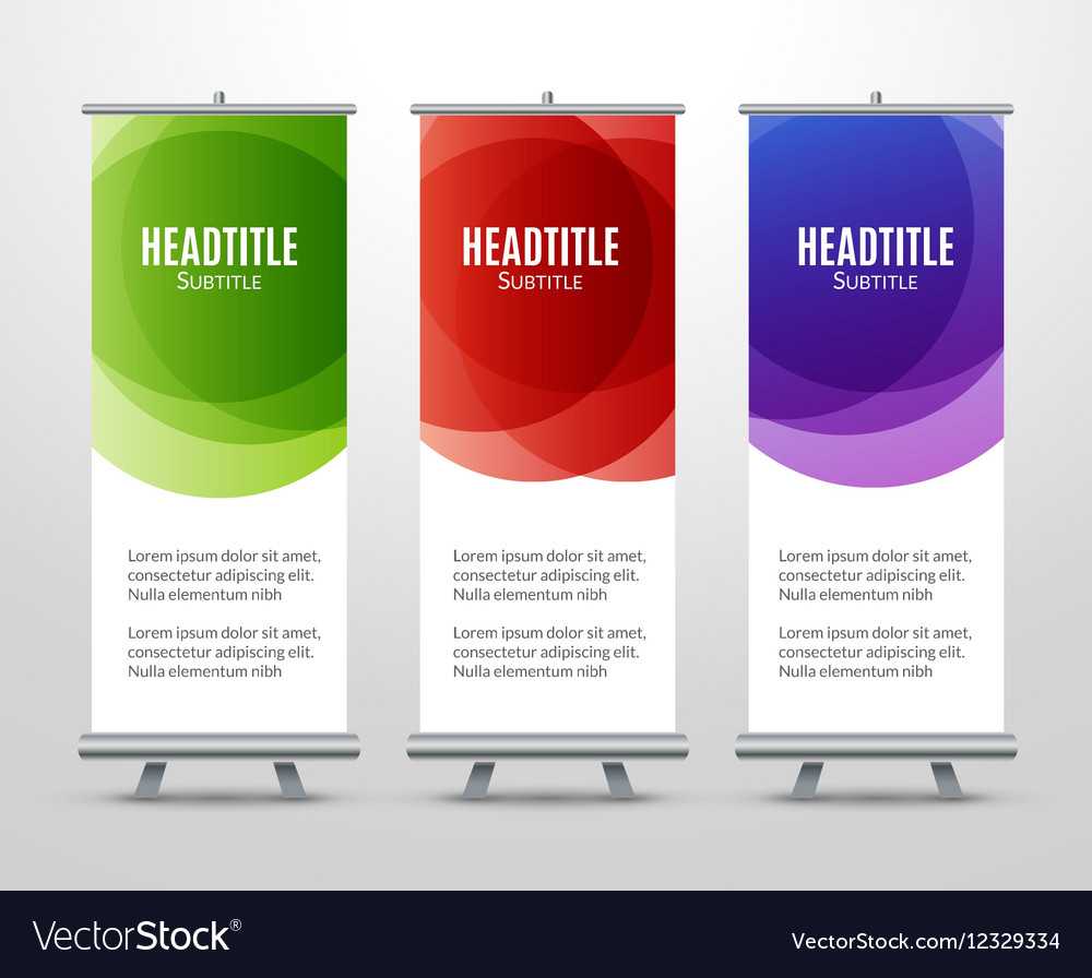 Banner Stand Design Template With Abstract With Regard To Banner Stand Design Templates